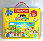 On the farm little people floor puzzle