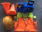 Construction worker tool set 