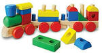 Melissa and Doug wooden stackable train