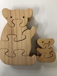 Wooden koala  and baby puzzle
