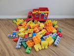Mega blocks and fire truck