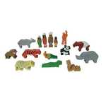 Asian Wilderness wooden animal set 