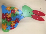 Rabbit alphabet / number puzzle 