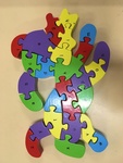 Dog upper / lower case puzzle 