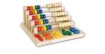 Wooden rainbow abacus