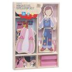 Magnetic doll dress up 