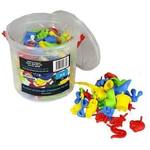 Bucket of dough character pieces 