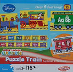 Puzzle train alphabet and Numbers