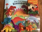 Five enormous dinosaurs storysack 