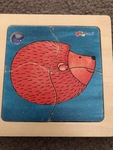Hedgehog baby puzzle 