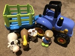 ELC farm tractor and animals 