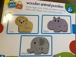 Wooden animal puzzles 