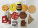Wooden Australiana play food set 