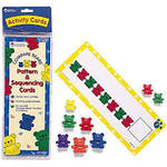 Three bear family pattern and sequencing cards and counters 