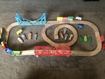 Wooden train set 