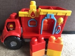 Mega blocks fire truck and blocks 