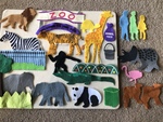 Zoo felt board set 