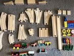 Large Wooden Trainset 