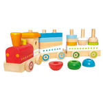 Wooden stackable train blocks 
