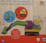Mix & Match Magnetic Construction Vehicles