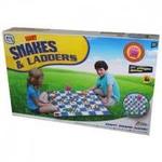Giant snakes and ladders board game 