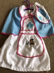 Nurse costume  size 3-5 years 