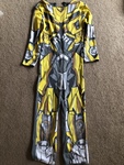 Yellow Transformer costume size 6-8