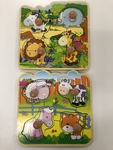 Animal peg puzzles 