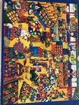Market friends floor puzzle 