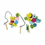 Thread through beads