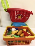 Shopping trolley and food set 
