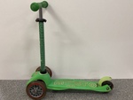 Green mini micro scooter