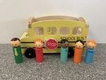Wooden school bus