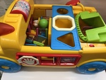 FIsher Price Peek a Block Sort and Roll School Bus
