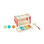 Wooden tap bench with xylophone 