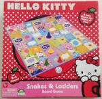 Hello Kitty snakes and ladders board game 