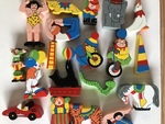 Wooden circus set 