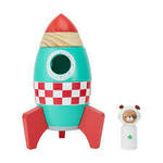 Stackable wooden rocket 