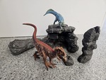 Schleich dinosaur set with cave 