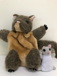 Possum hand puppets 