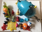 Octonauts Gup A mission vehicle and glow in the dark deep sea buggy 