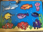 Sea life magnetic puzzle 