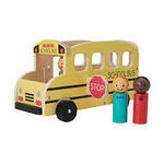 Wooden Yellow School Bus 