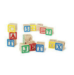 Melissa and Doug ABC 1 2 3 Wooden blocks 
