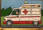 Look Inside  2 Layer - Ambulance Puzzle