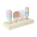 Wooden Ice cream set 