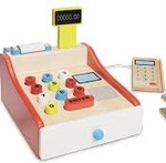 Wooden cash register 