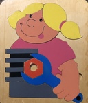 Girl With Spanner Puzzle