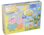 5 Wooden Peppa Pig Jigsaw Puzzles