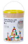 Anko Wooden Blocks with Shape Sorting Lid